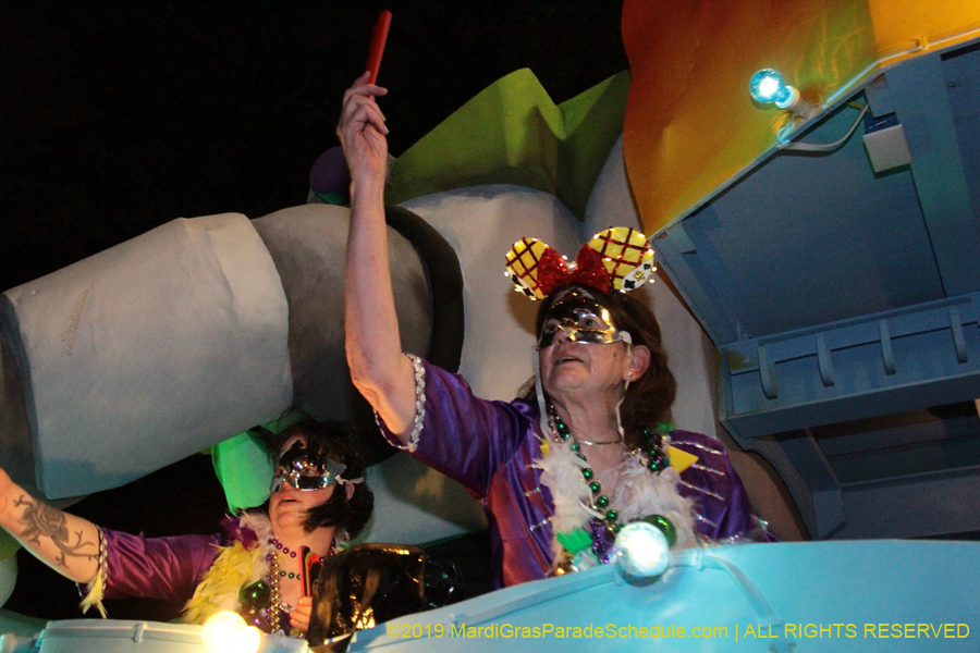2019 the Krewe of Cleopatra Parade presents "Cleopatra's Animated