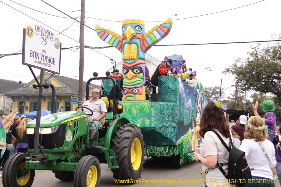 2024 Krewe of Okeanos presents "Okeanos Celebrates 75" February 11