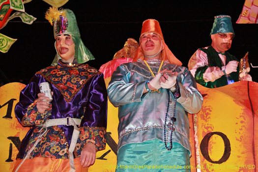 Mardi Gras float in New Orleans - photo by Jules Richard