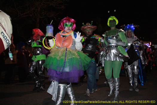 Krewe du Vieux is known for their lewd satirical parades - photo by Jules Richard