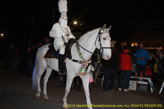 Captain of the Krewe of Hermes - photo by Jules Richard