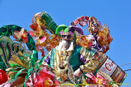 New Orleans Mardi Gras Parade photo, Krewe of Mid City 2016 - photograph by Jules Richard