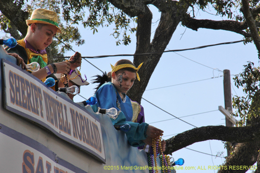 Here comes the Krewe of Alla! - photo by Jules Richard