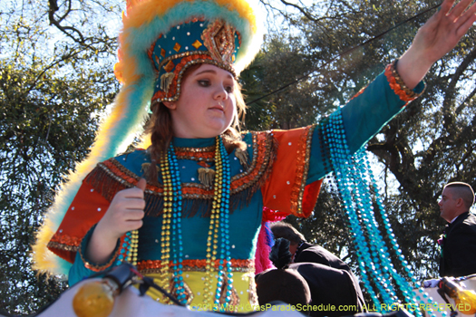Maid in the Krewe of Choctaw - photo by Jules Richard