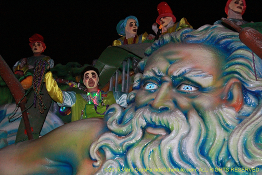 Krewe of Endymion parade, Mardi Gras, New Orleans - photo by Jules Richard