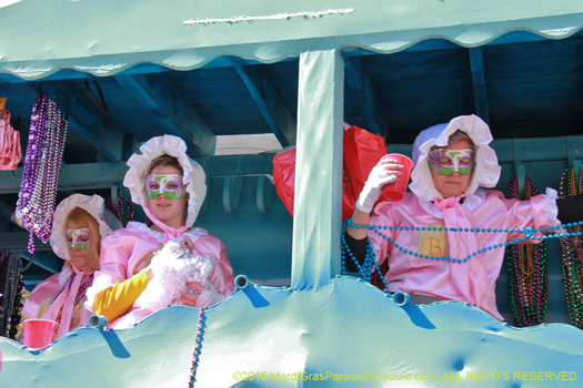 The original Krewe of Iris - photo by Jules Richard