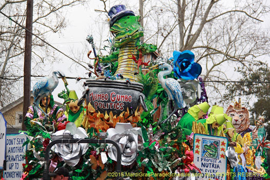 Pour La Joie de Vivre! The Krewe of Mid City - photograph by Jules Richard
